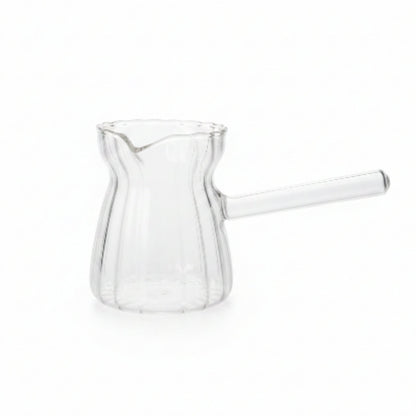 400ml Borosilicate Glass Turkish Coffee Pot – Heat-Resistant Coffee Brewing Pot