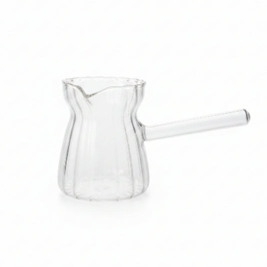 400ml Borosilicate Glass Turkish Coffee Pot – Heat-Resistant Coffee Brewing Pot