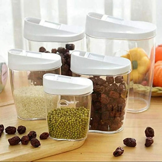Acrylic Airtight Storage with Sliding Storage