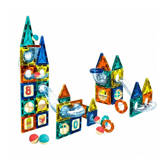 42-Piece Magnetic Building Blocks Set – STEM Educational Construction Toy for Kids Ages 3+