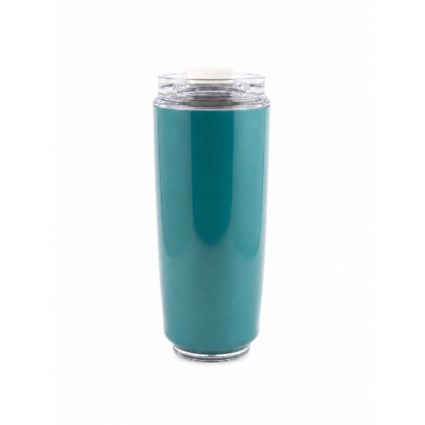 420ml Thermal Travel Cup – Insulated Hot & Cold Drink Tumbler with Lid Teal On White Background