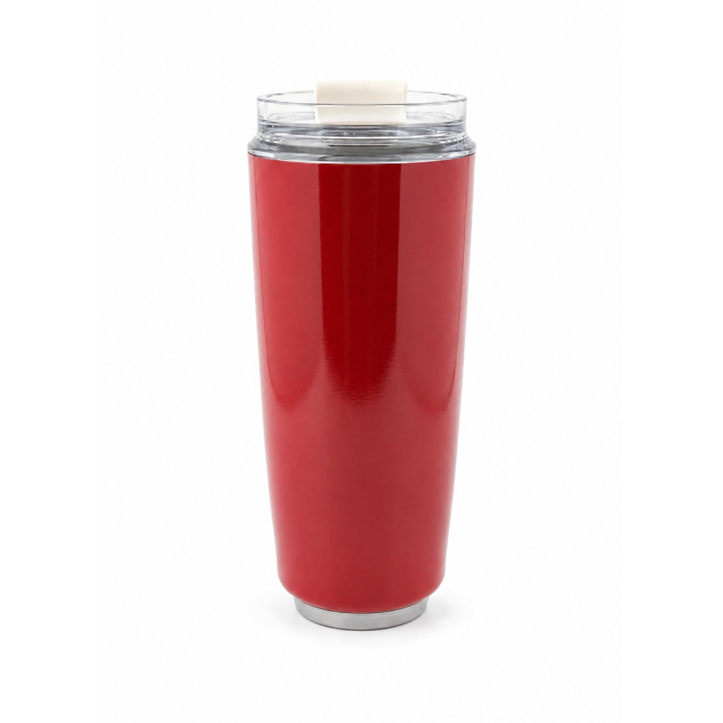 420ml Thermal Travel Cup – Insulated Hot & Cold Drink Tumbler with Lid Red On White Background