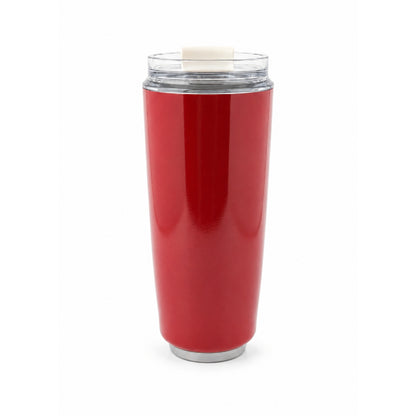 420ml Thermal Travel Cup – Insulated Hot & Cold Drink Tumbler with Lid Red On White Background