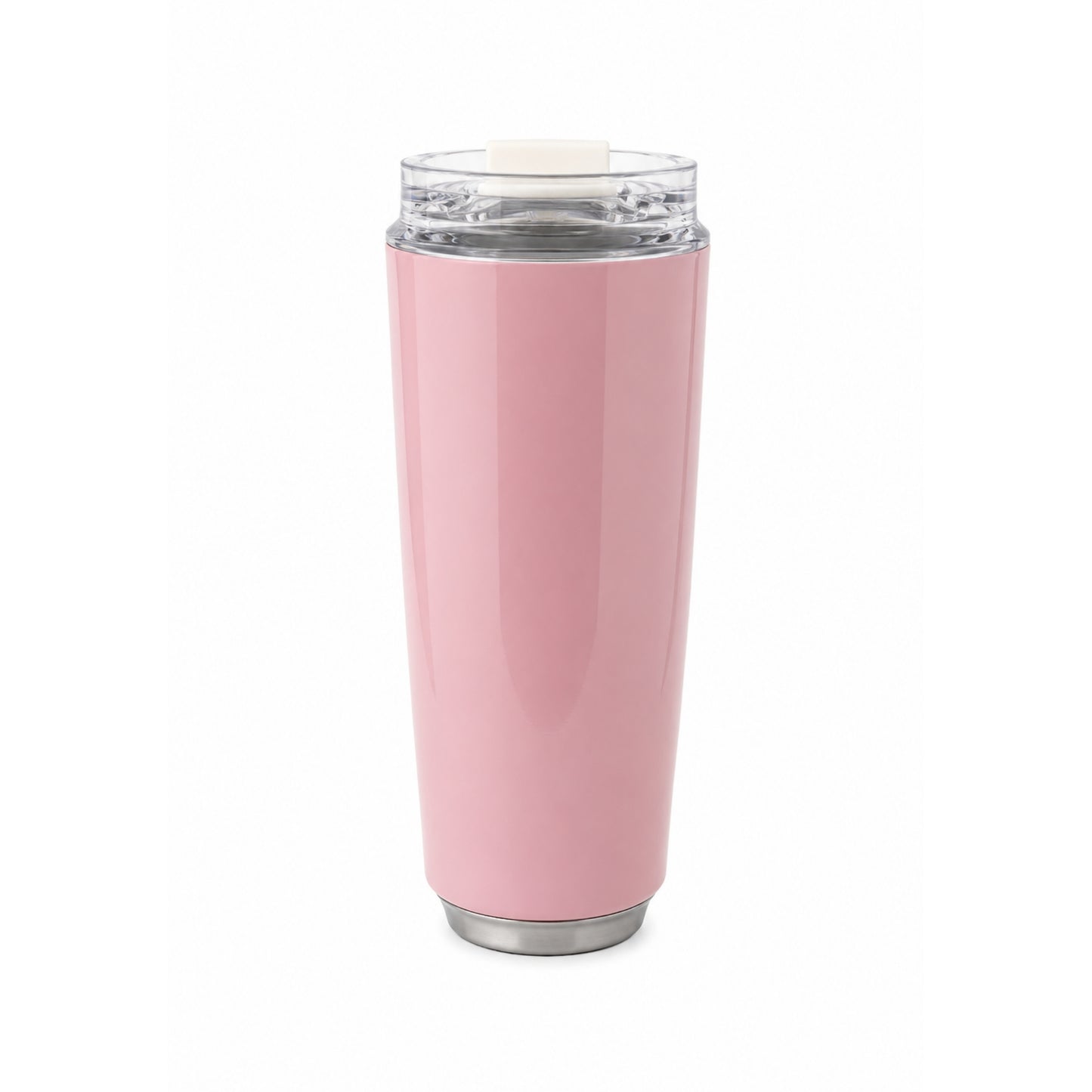 420ml Thermal Travel Cup – Insulated Hot & Cold Drink Tumbler with Lid Pink On White Background