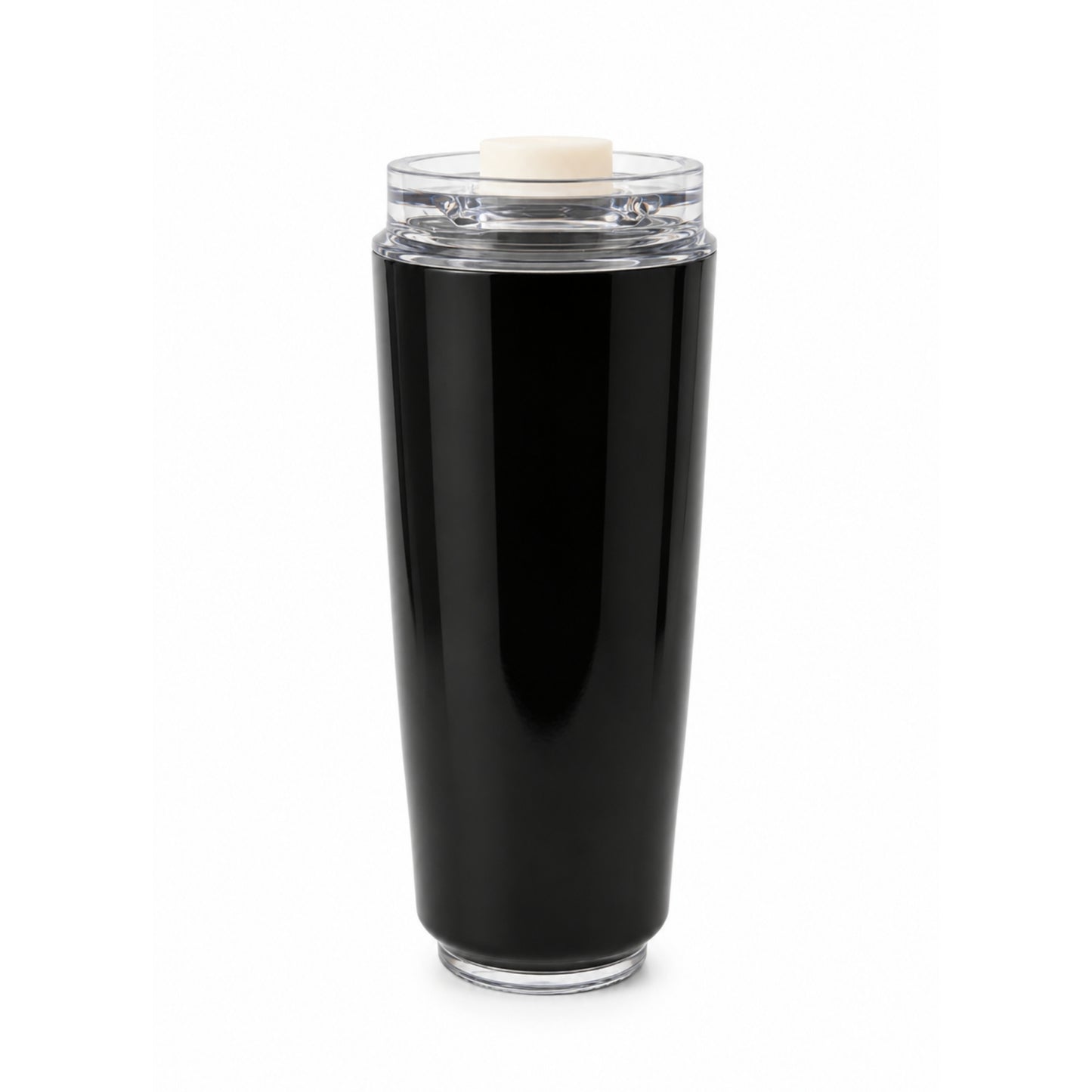 420ml Thermal Travel Cup – Insulated Hot & Cold Drink Tumbler with Lid Black On White Background