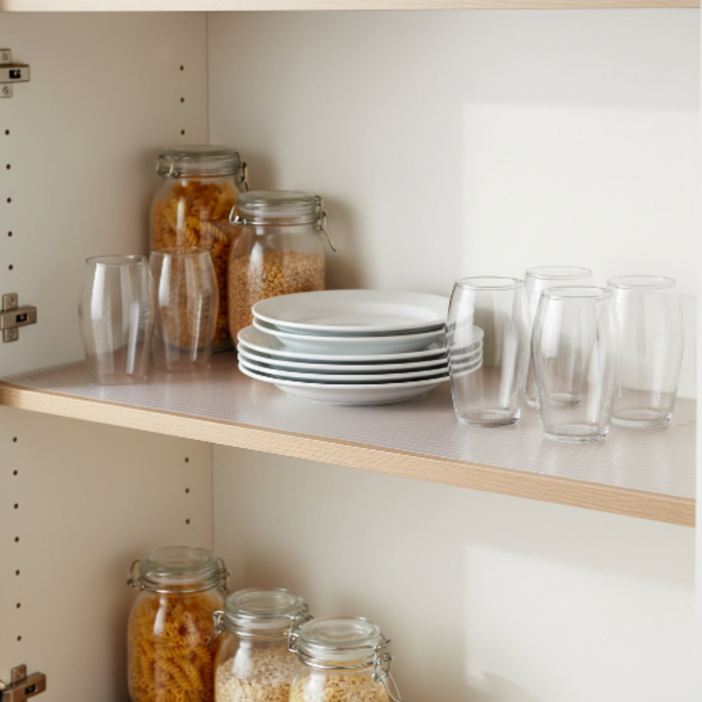 45x150cm Anti-Slip Shelf Liner – Non-Slip Cabinet & Drawer Mat - Clear
