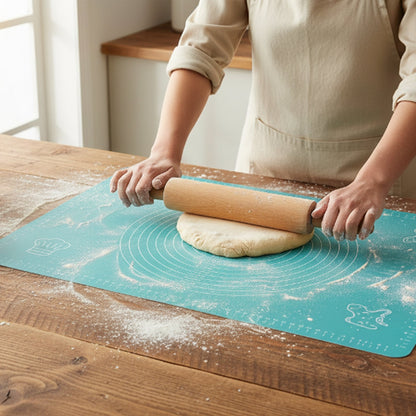 45x65cm Takmehome Silicone Rolling Mat – Non-Slip Baking & Dough Rolling Surface