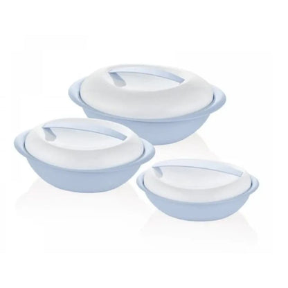 Bager 3pc Smart Oval Plastic Pot Set