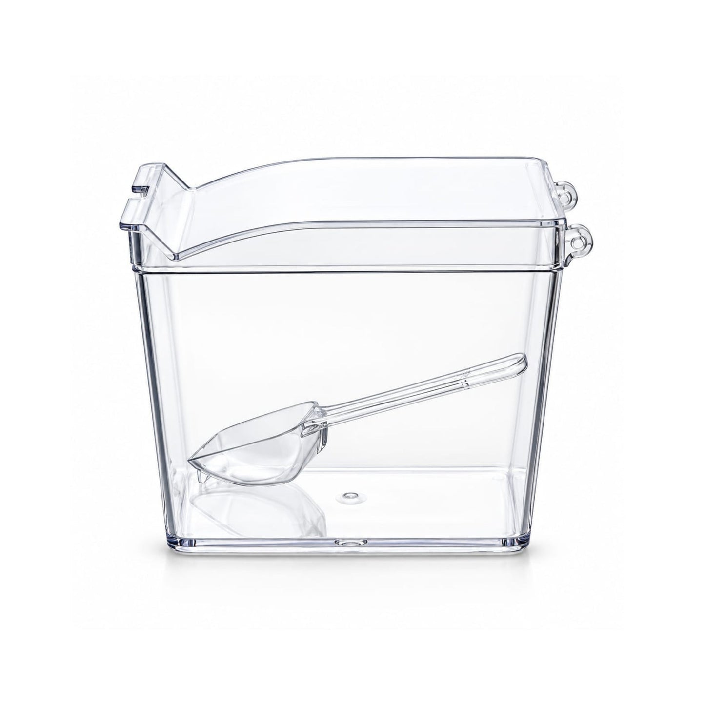 4pc Acrylic Spice Jar Set with Lids – Kitchen Seasoning Containers - Clear