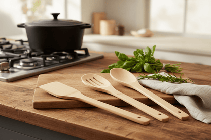4pc Bamboo Utensils
