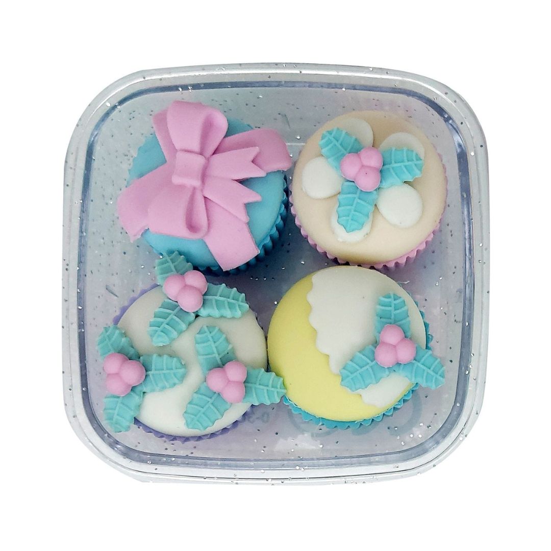 4pc Candy Eraser In Acrylic Tin