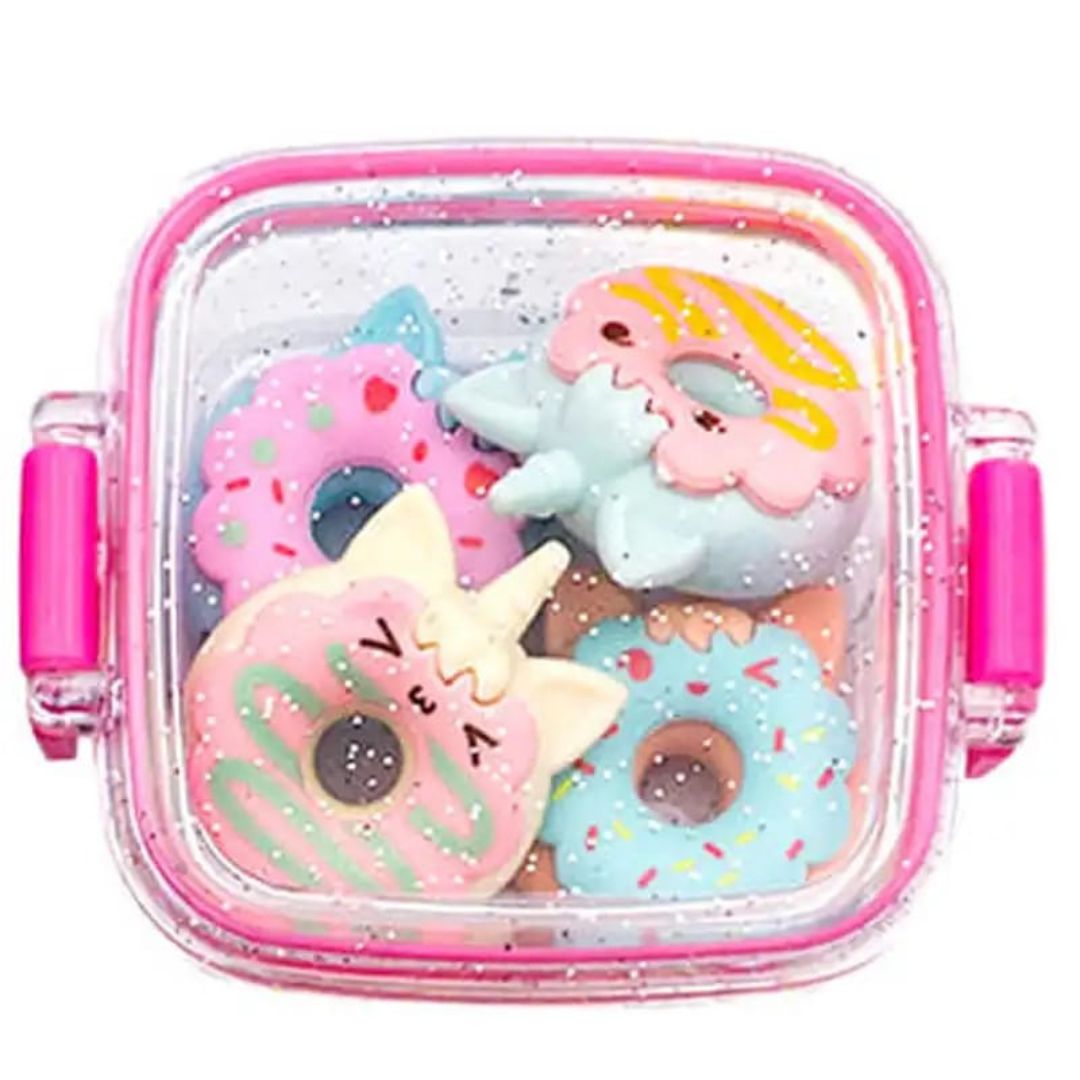 4pc Candy Eraser In Acrylic Tin