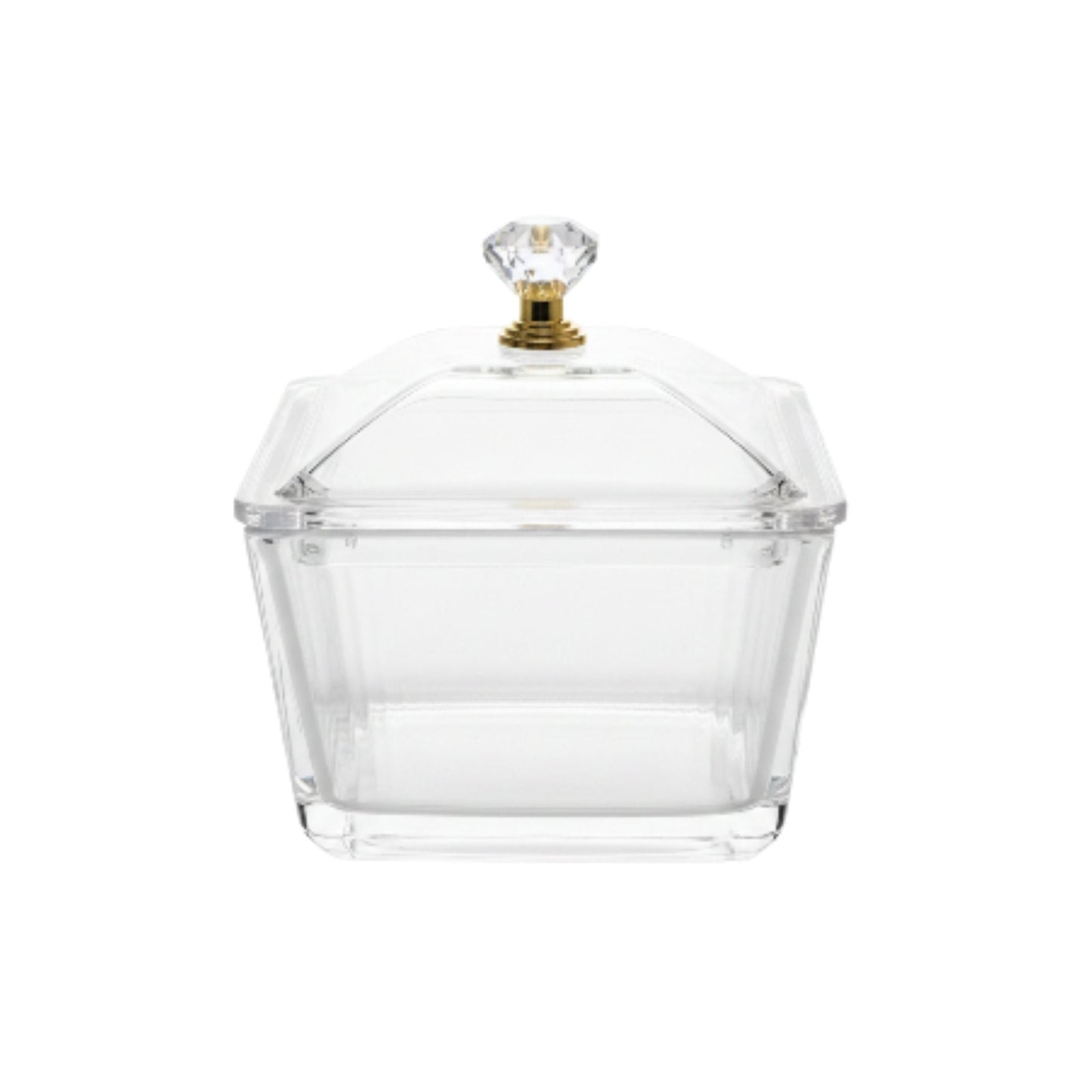 4pc Glass Snack Bowls With Lid On Wooden Tray - 250ml