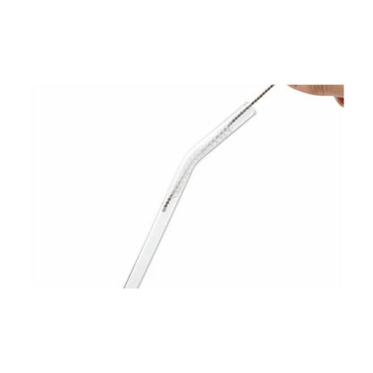 4pc Glass Straw With Cleaner 