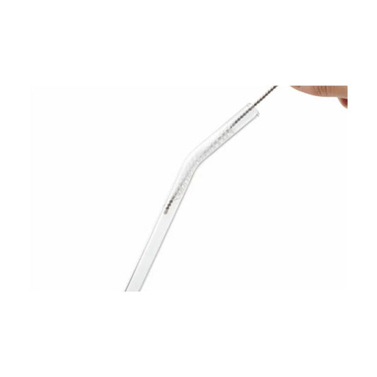 4pc Glass Straw With Cleaner 