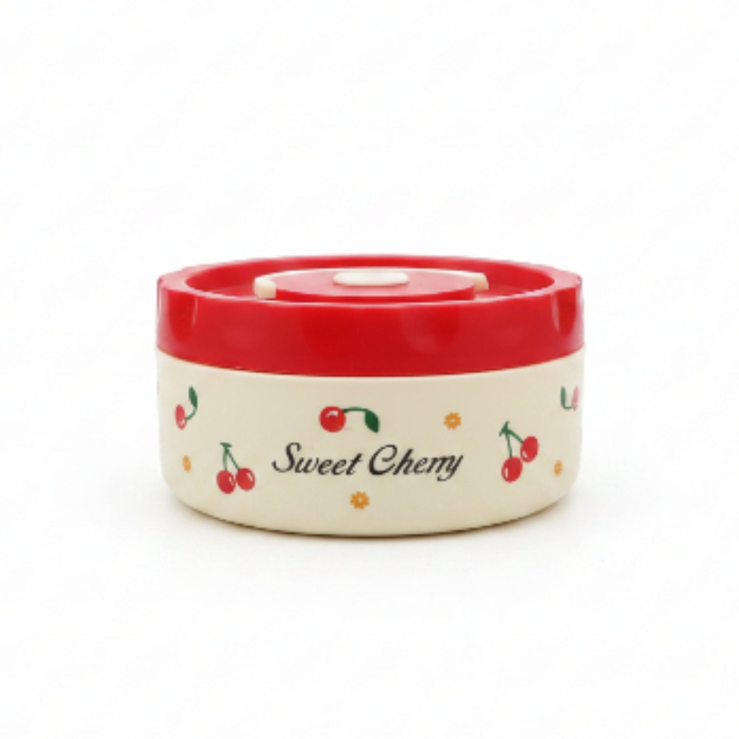 4pc Lunch Box And Cutlery Set - Cherry