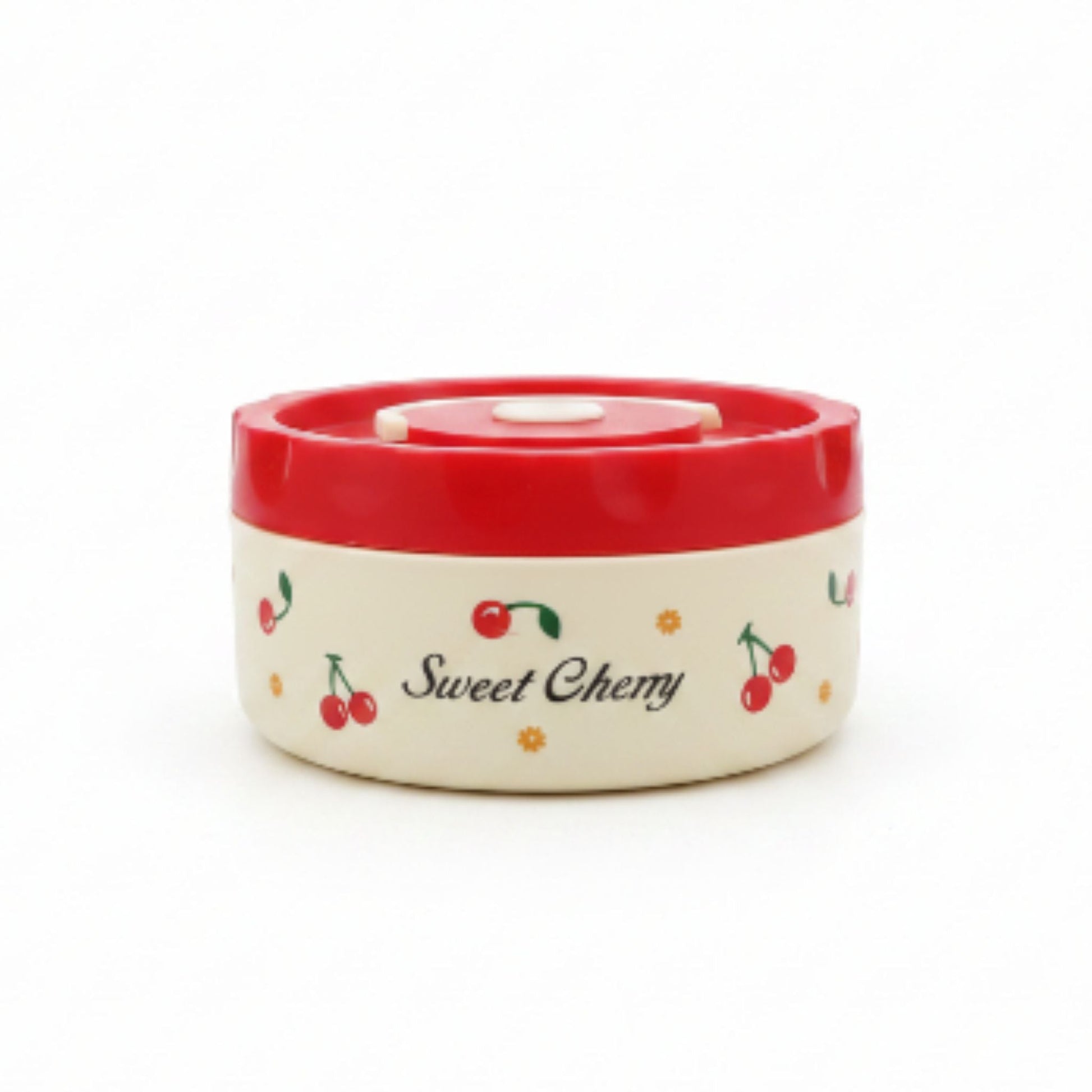 4pc Lunch Box And Cutlery Set - Cherry