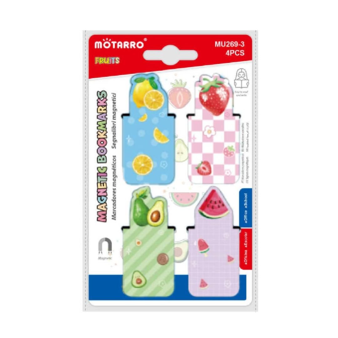 4pc Magnetic Bookmarks