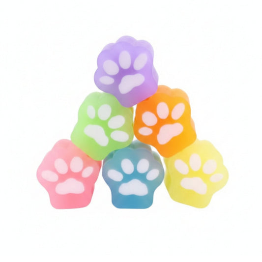4pc Mini Paw Eraser
