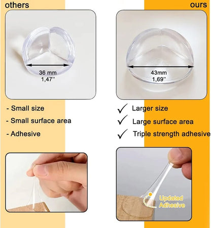4pc Silicone Corner Guard