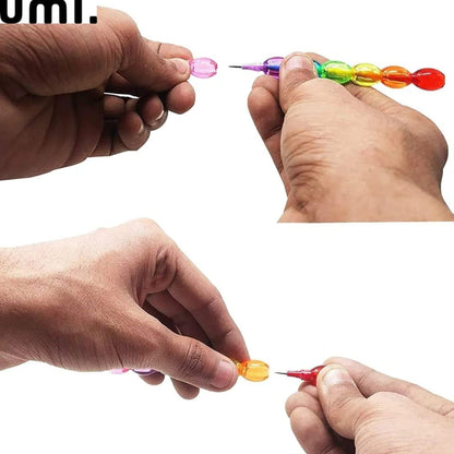 4pc Stackable Pencil - Round