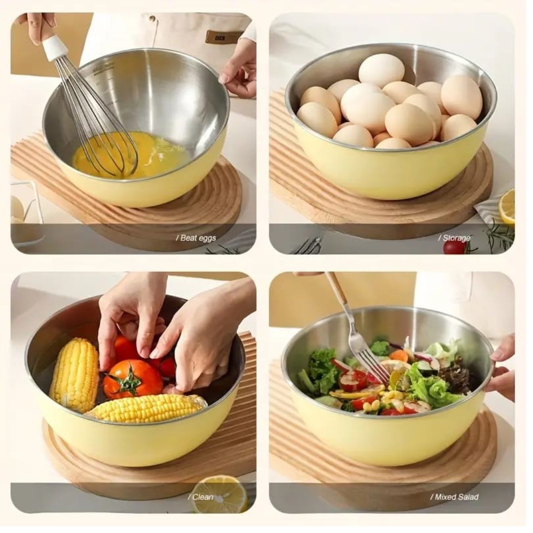 4pc Staninless Steel Mixing Bowls
