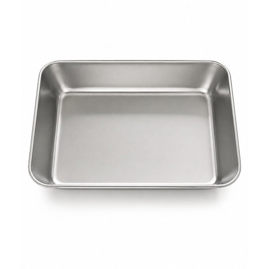 5-Piece Stainless Steel Food Storage Container Set with Airtight Lids – Rectangle Kitchen Storage