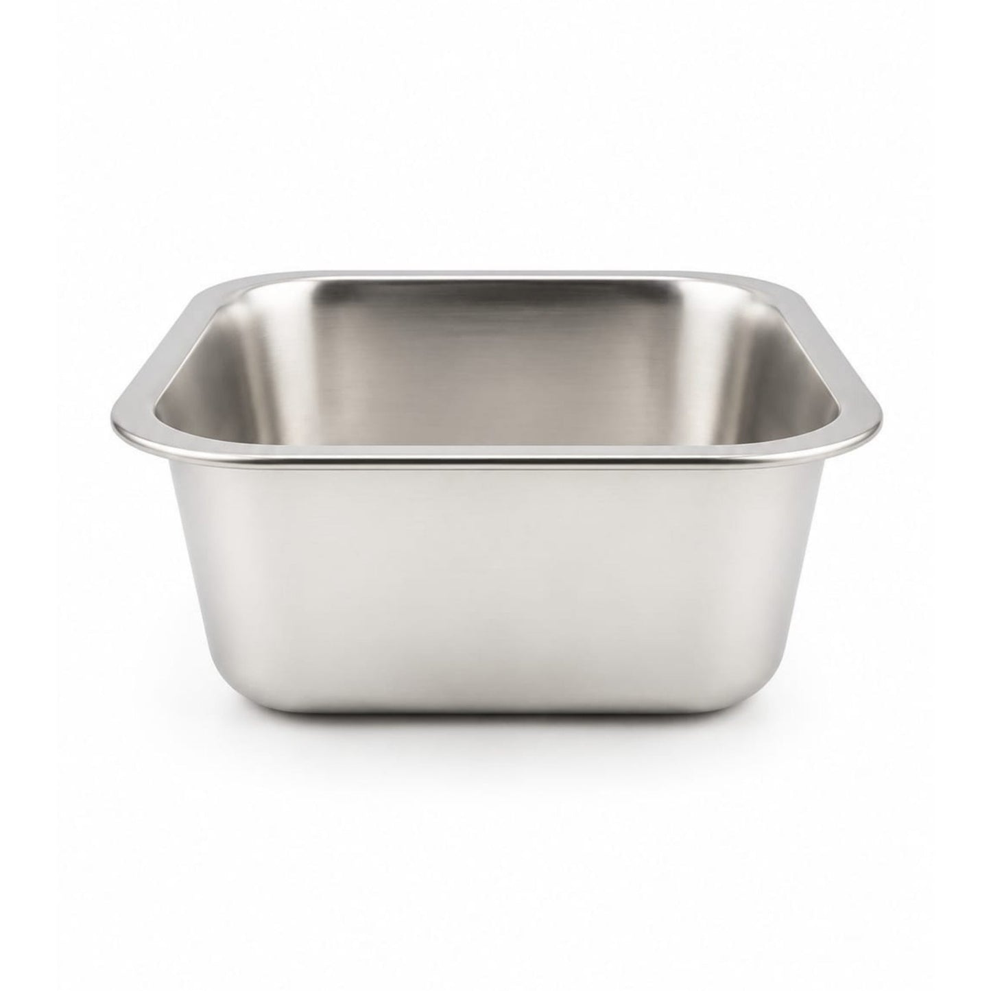 5-Piece Stainless Steel Square Bowl Set with Airtight Colourful Lids – Nesting Food Storage Containers - Silver