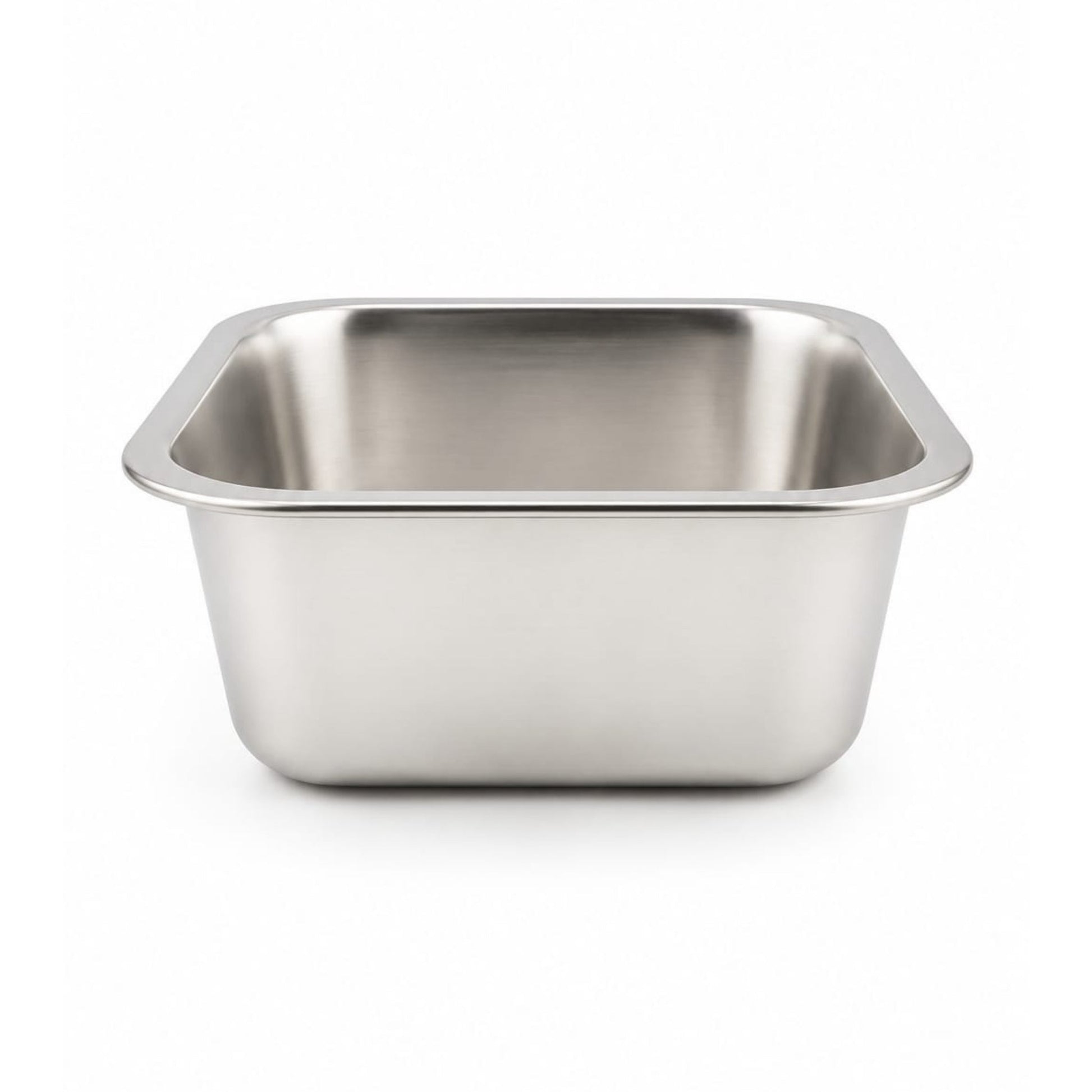5-Piece Stainless Steel Square Bowl Set with Airtight Colourful Lids – Nesting Food Storage Containers - Silver
