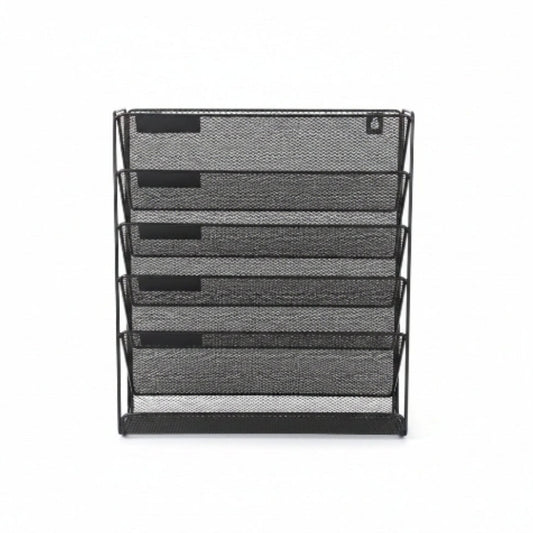 5 Tier Magazine Rack & Literature Display Stand – Magazine Holder Organizer for Home, Office & Reception - Holds Up to 5kg