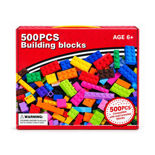 500 Piece Building Blocks – Creative Construction & STEM Learning Toy