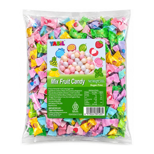 500g Yabil Mini Sweets – Assorted Flavour Candy Mix – Mini Bite