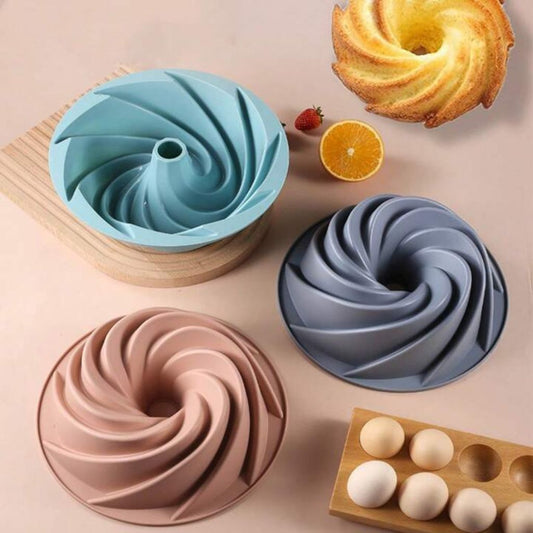 Silicone Fluted Bundt Pan - 10x24cm