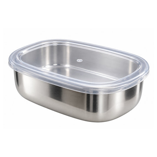 6 Piece Stainless Steel Food Storage Container Set – Reusable Containers With Secure Lids – Stackable Kitchen Storage