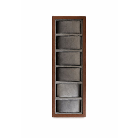 6 Slot Wooden Watch Tray