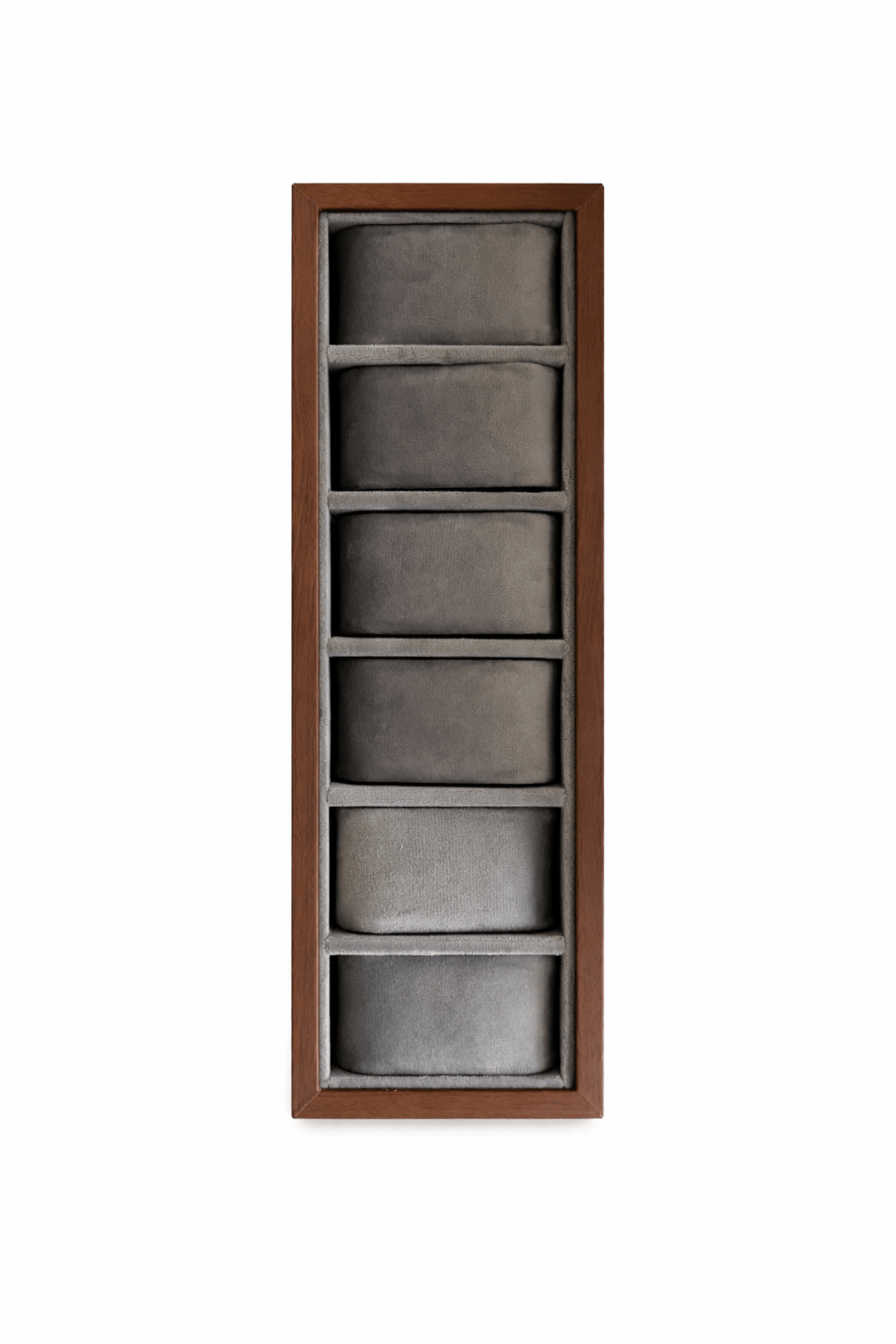 6 Slot Wooden Watch Tray