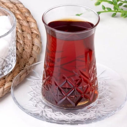 Pasabache 12pc Timeless Turkish Glasses Set