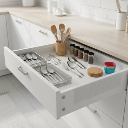 60x150cm Anti-Slip Shelf Liner – Non-Slip Cabinet & Drawer Mat - Clear