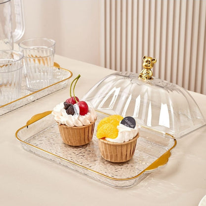 Perspex Rectangle Cake Dome
