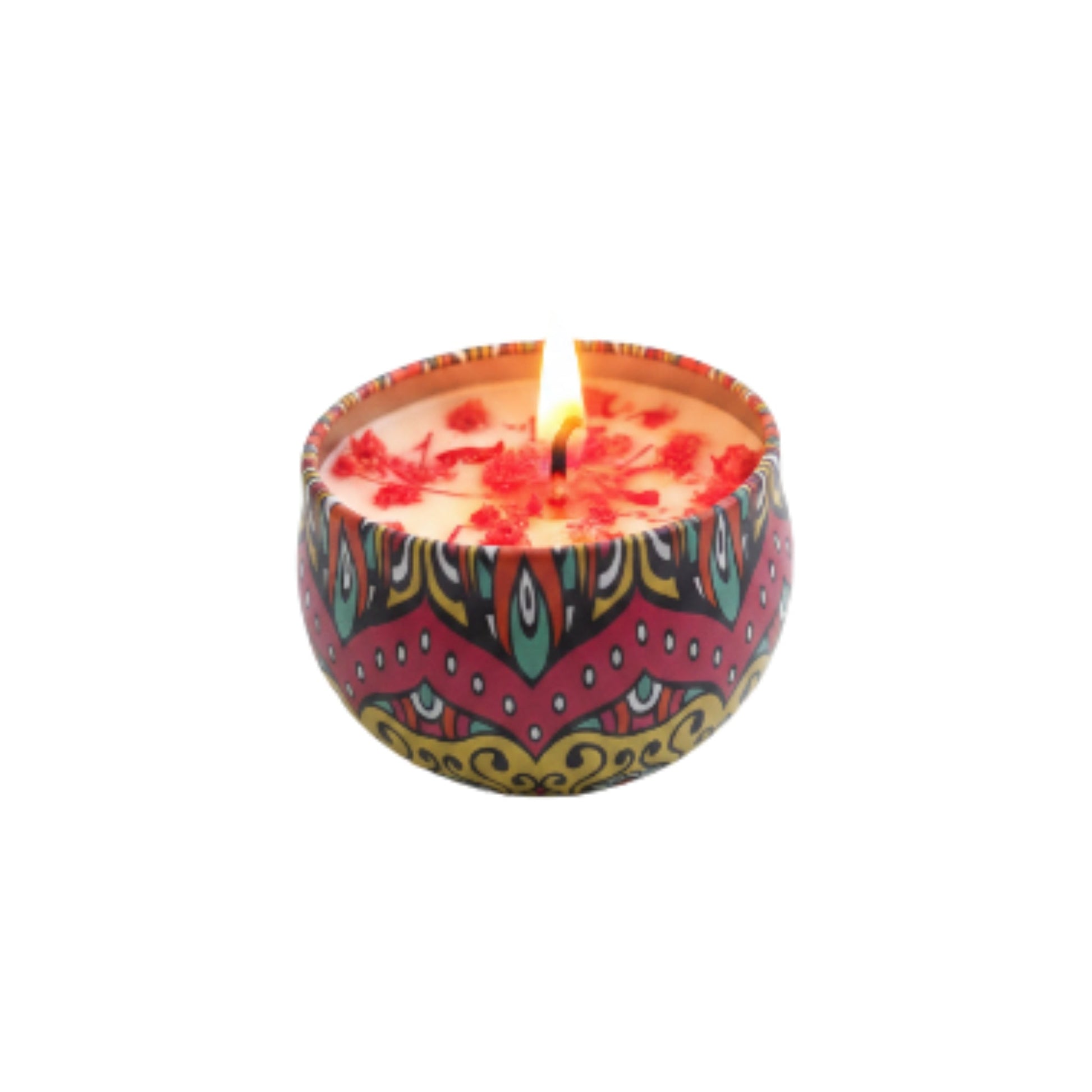 6cm Moroccan Candle in Tin – Decorative Scented Candle for Home Décor & Ambience