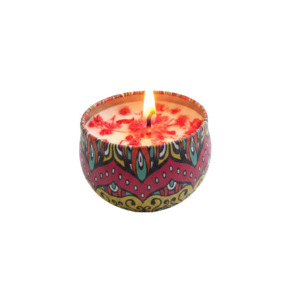 6cm Moroccan Candle in Tin – Decorative Scented Candle for Home Décor & Ambience