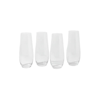 6pc Acrylic Flute Glasses