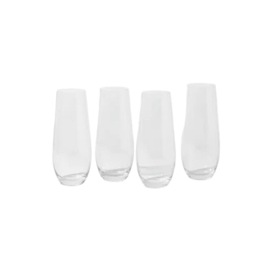 6pc Acrylic Flute Glasses