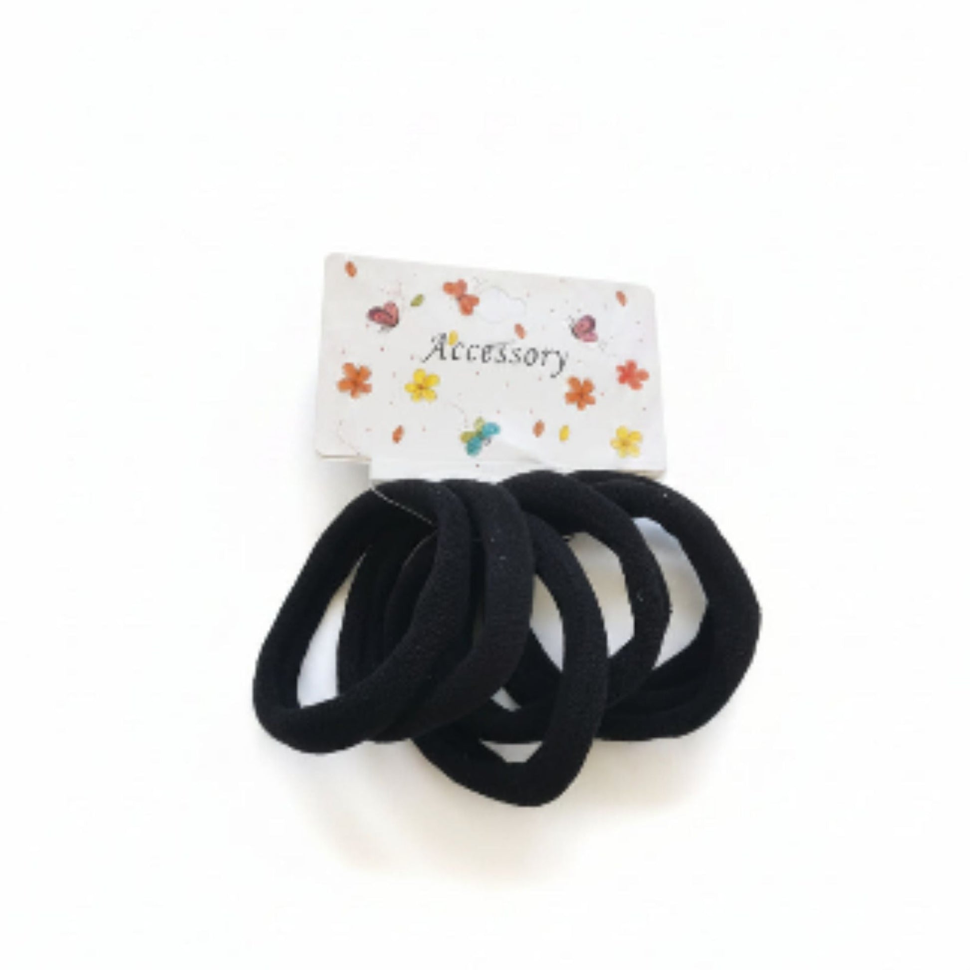 6pc Black Hairbands