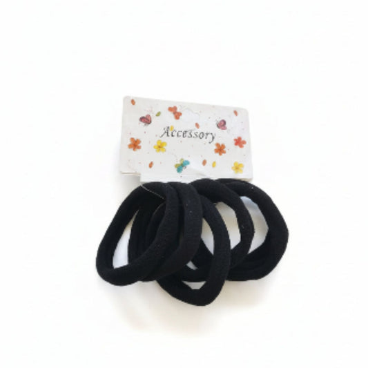 6pc Black Hairbands