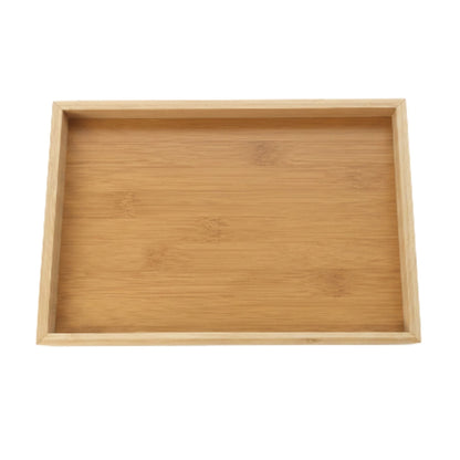 6pc Glass Snack Bowls With Lid On Wooden Tray - 255ml