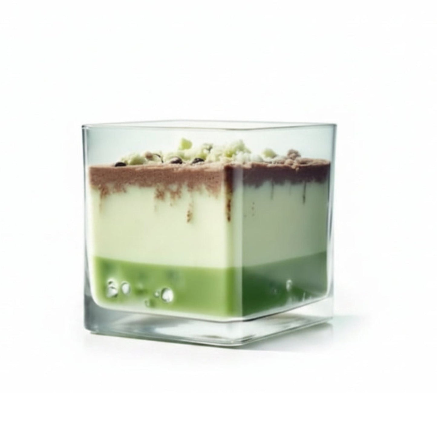 6pc Glass Square Dessert Bowl