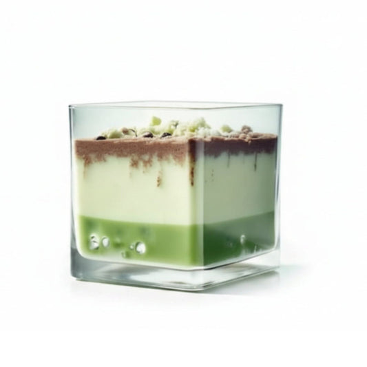 6pc Glass Square Dessert Bowl
