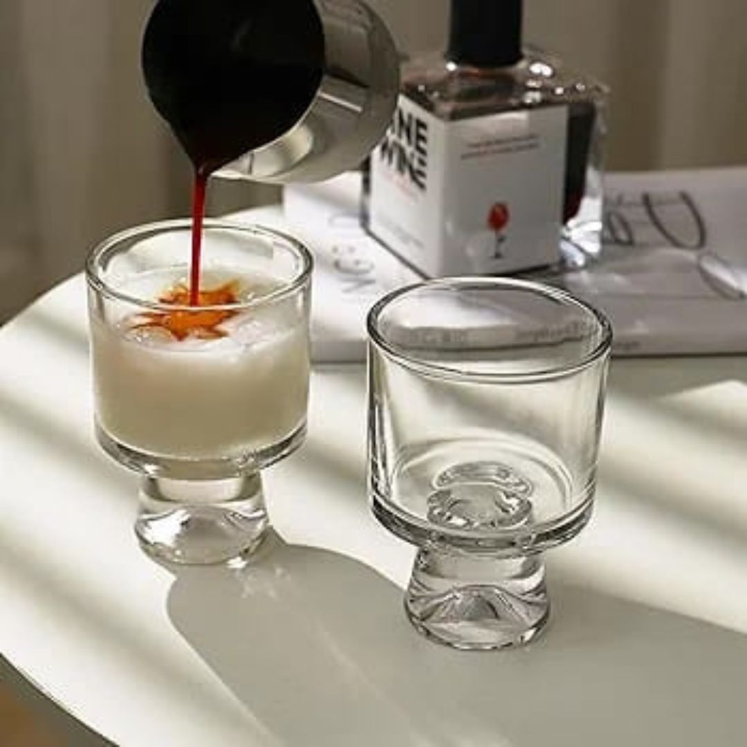6pc Glass Stemmed Dessert Bowl