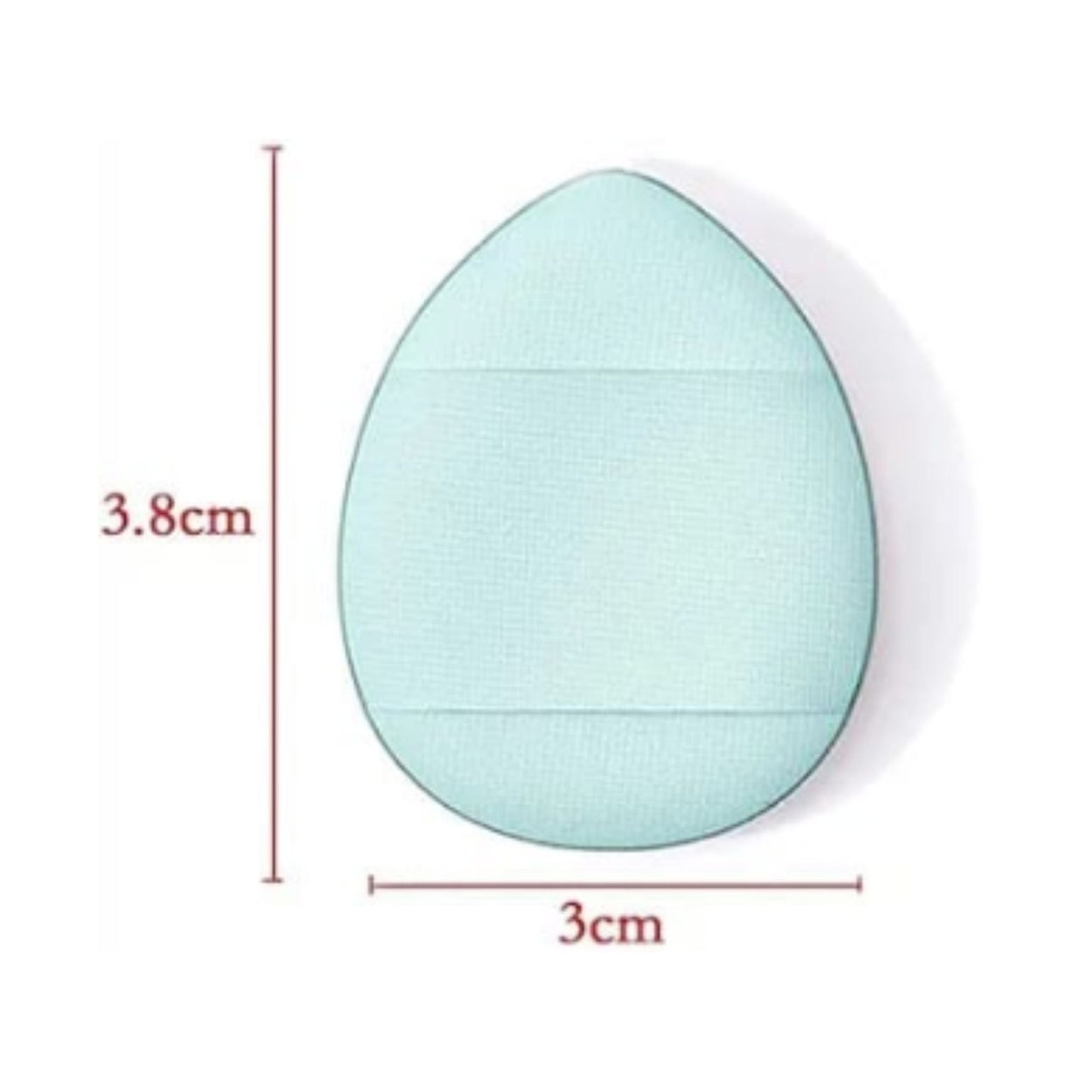 6pc Mini Heart Finger Makeup Puff Set – Soft Blending Sponge Applicators for Foundation, Concealer & Powder
